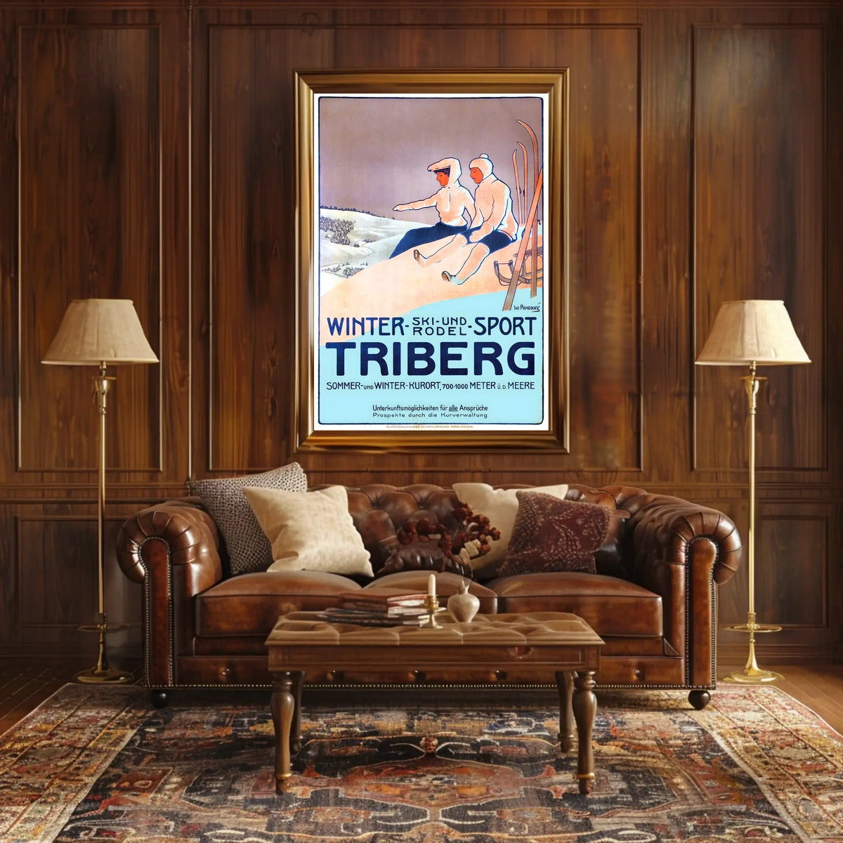 Winter Sports in Triberg Poster