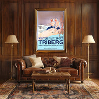 Winter Sports in Triberg Poster