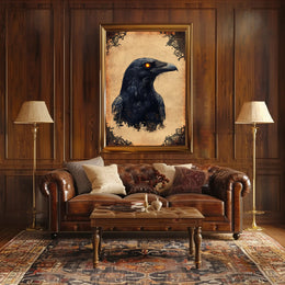 The Enigmatic Raven Poster