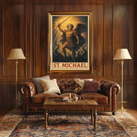 Abstract Urban Landscape Stylized Poster