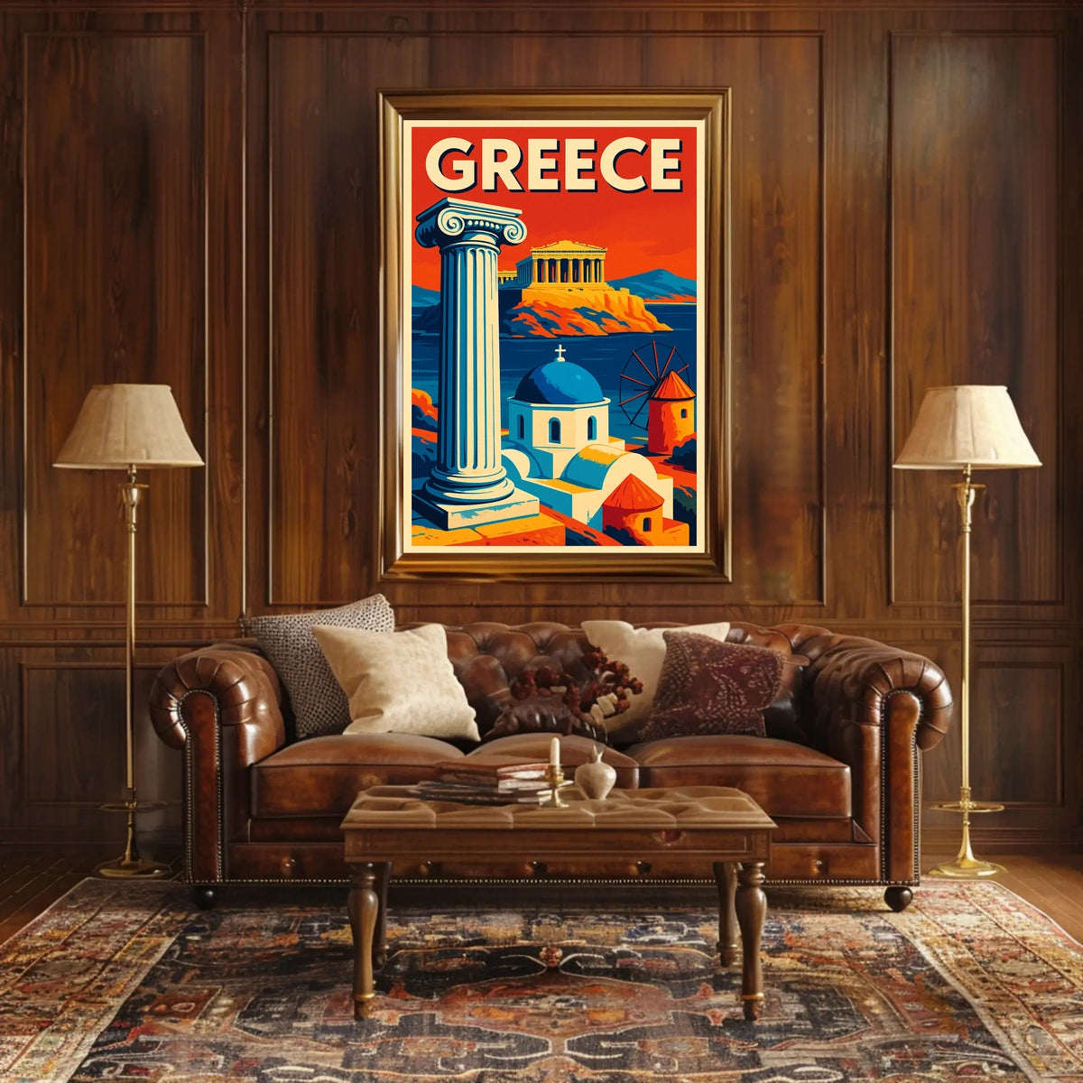 Greece A Timeless Journey Poster