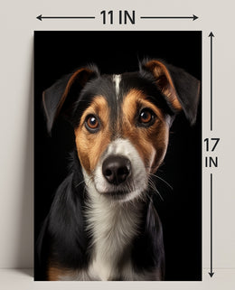 Portrait Of A Dog Poster PosterGoat