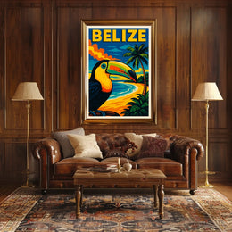 Belize Tropical Paradise Poster