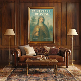 Saint Clare Of Assisi Poster
