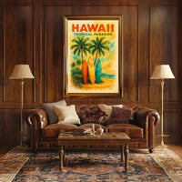 Hawaii Tropical Paradise Poster