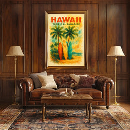 Hawaii Tropical Paradise Poster