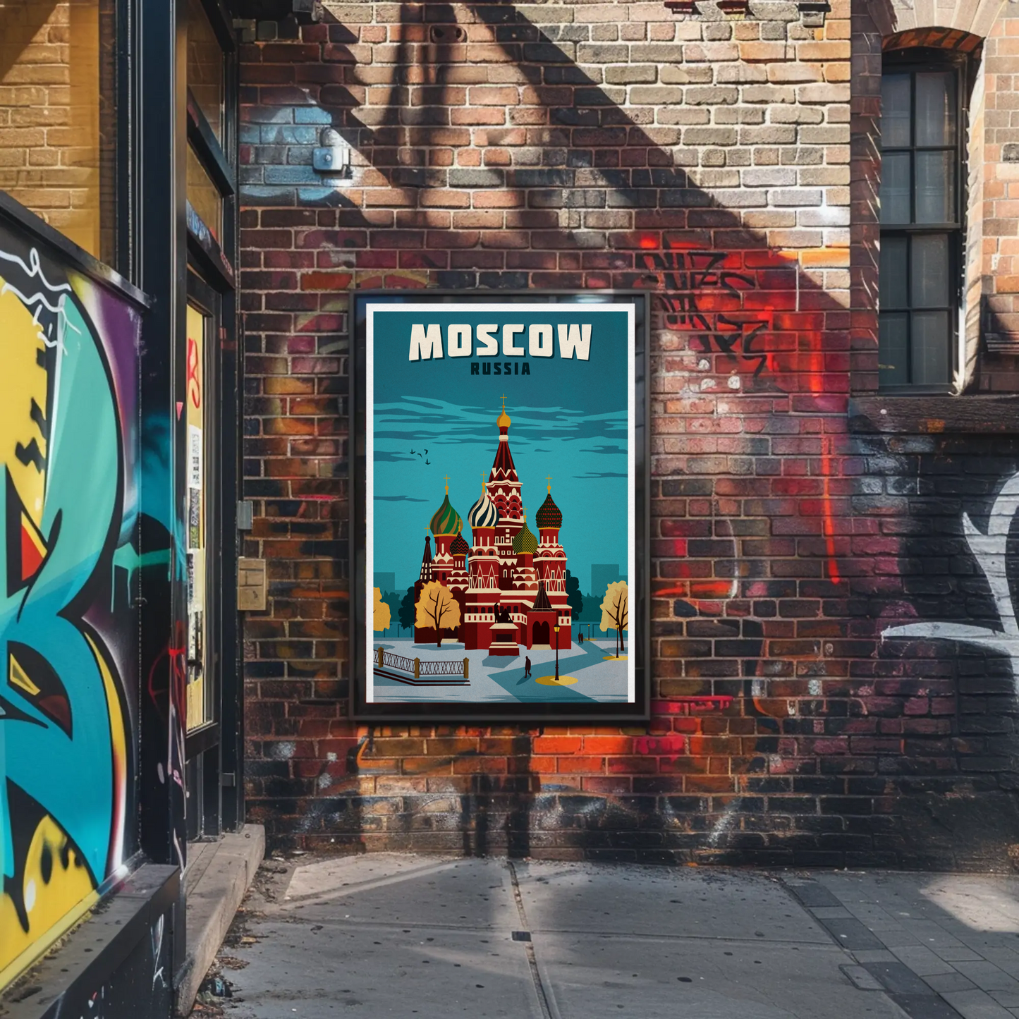 Moscow Travel Poster
