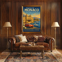 Discover Monaco The Jewel of the Riviera Poster
