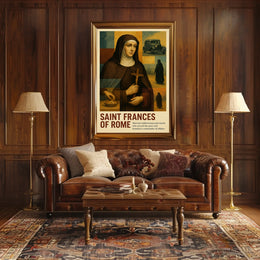 Saint Frances Of Rome Poster