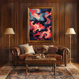 Abstract Swirls Of Color Abstract Poster