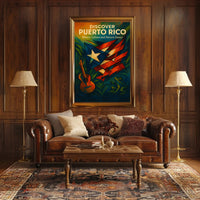 Discover Puerto Rico's Vibrant Culture and Nature Travel Poster