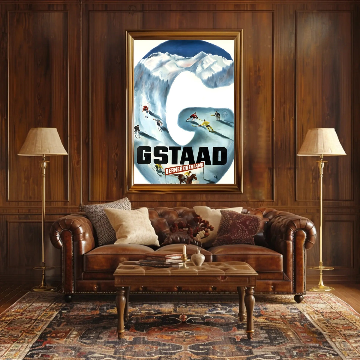Gstaad Winter Sports Poster