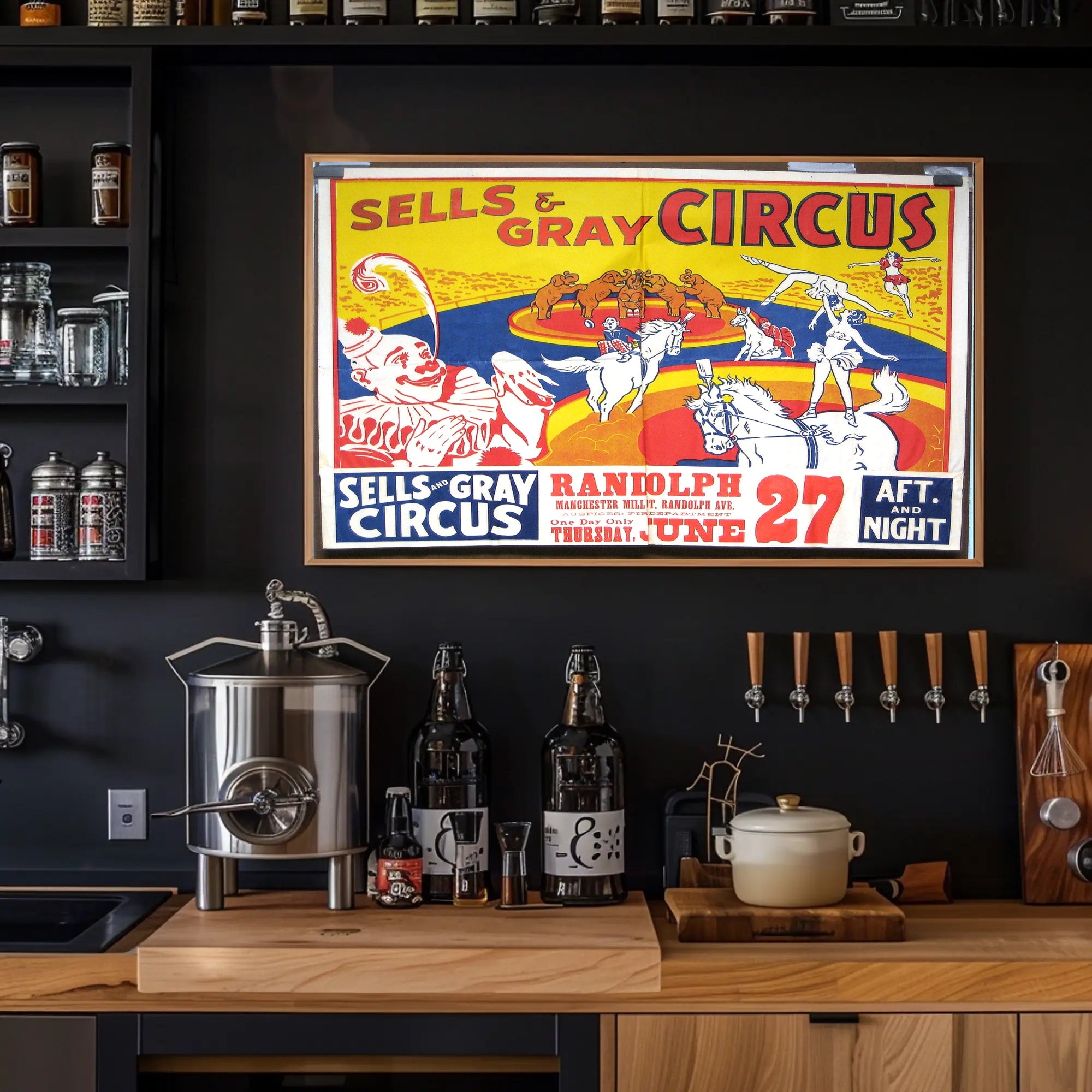 Sells & Gray Circus Extravaganza Poster