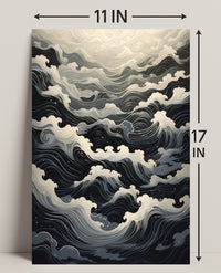Ocean Waves A Serene Journey Poster PosterGoat