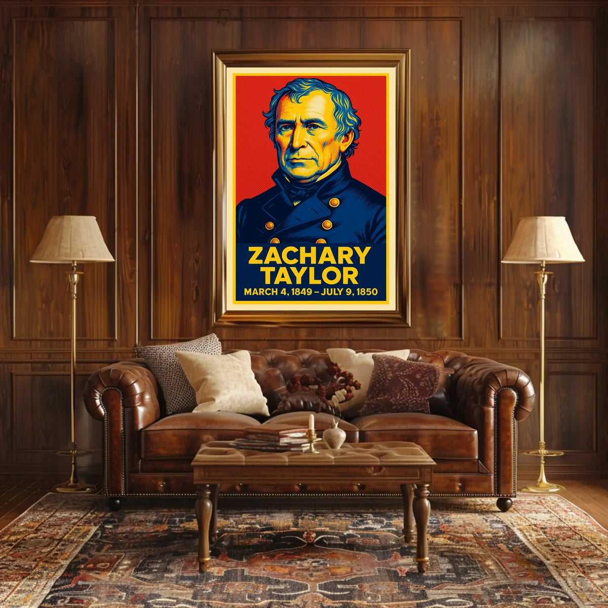 Zachary Taylor 12Th President Poster