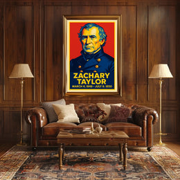 Zachary Taylor 12Th President Poster