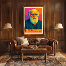 Charles Darwin Evolutionary Visionary Poster