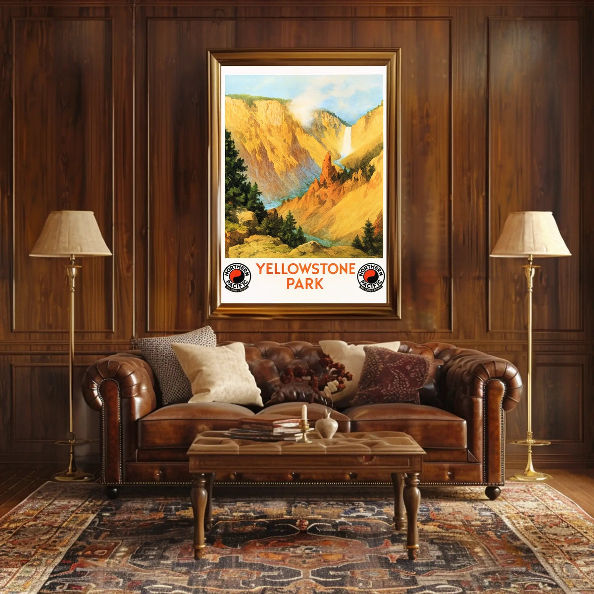 Yellowstone Park Northern Pacific Poster