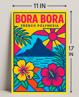 Bora Bora French Polynesia Poster PosterGoat