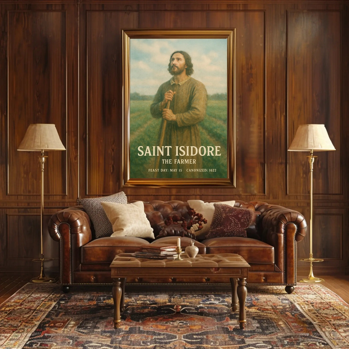 Saint Isidore The Farmer Poster