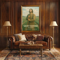 Saint Isidore The Farmer Poster