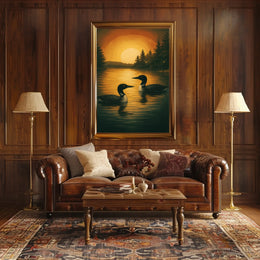 Serenity at Sunset Poster