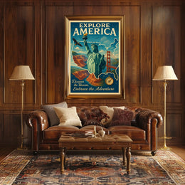 Explore America Poster