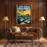 Every Dollar Does Its Duty Poster PosterGoat
