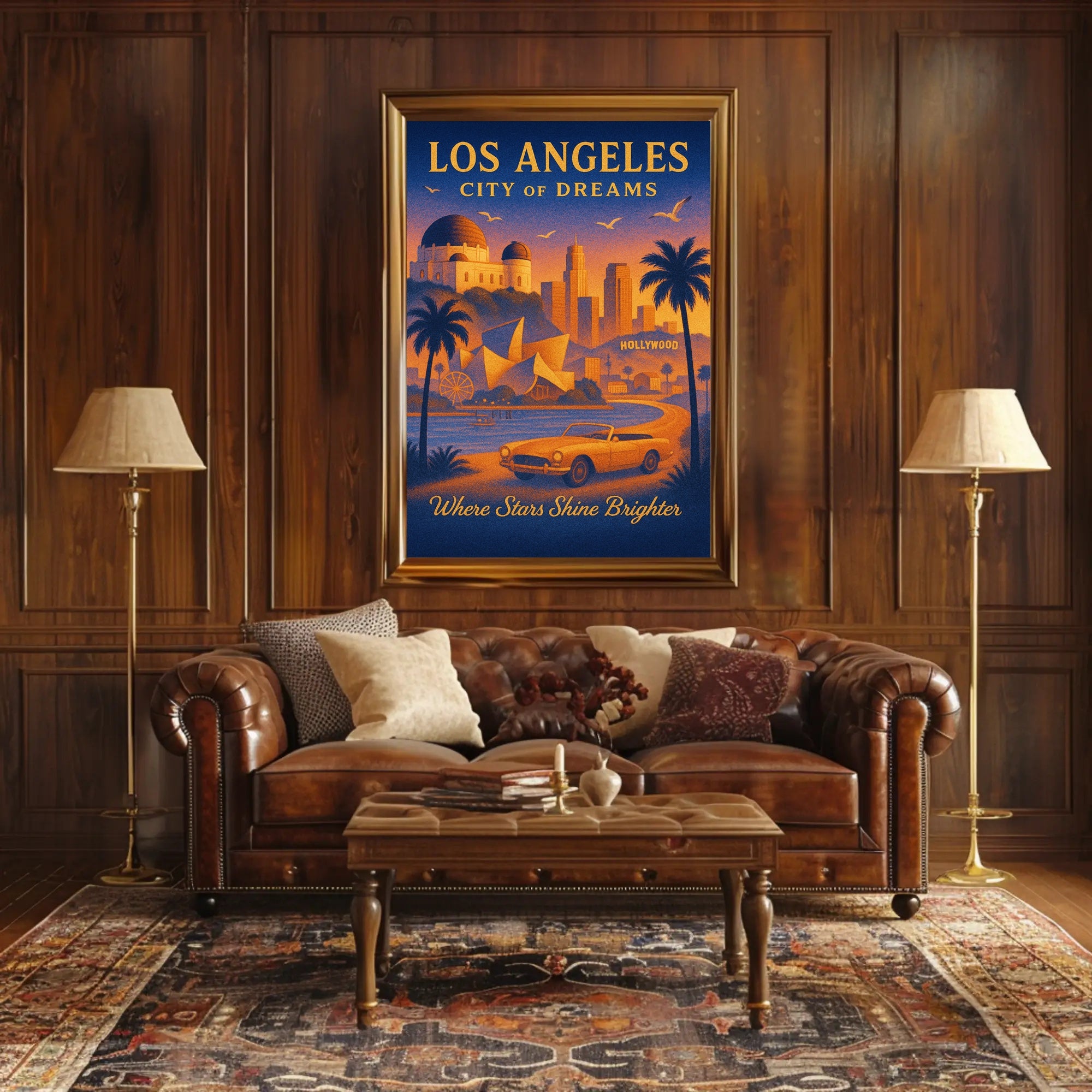 Los Angeles City of Dreams Poster Print PosterGoat