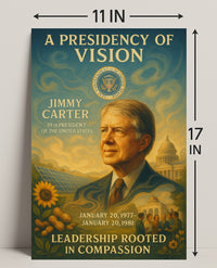 Jimmy Carter Commander in Chief Archival Poster PosterGoat
