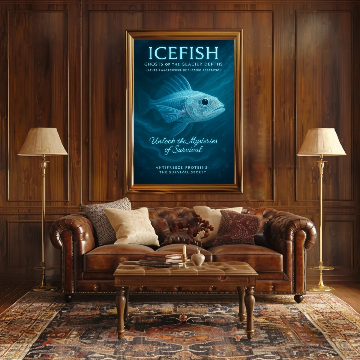 Icefish Ghosts of the Glacier Depths Poster