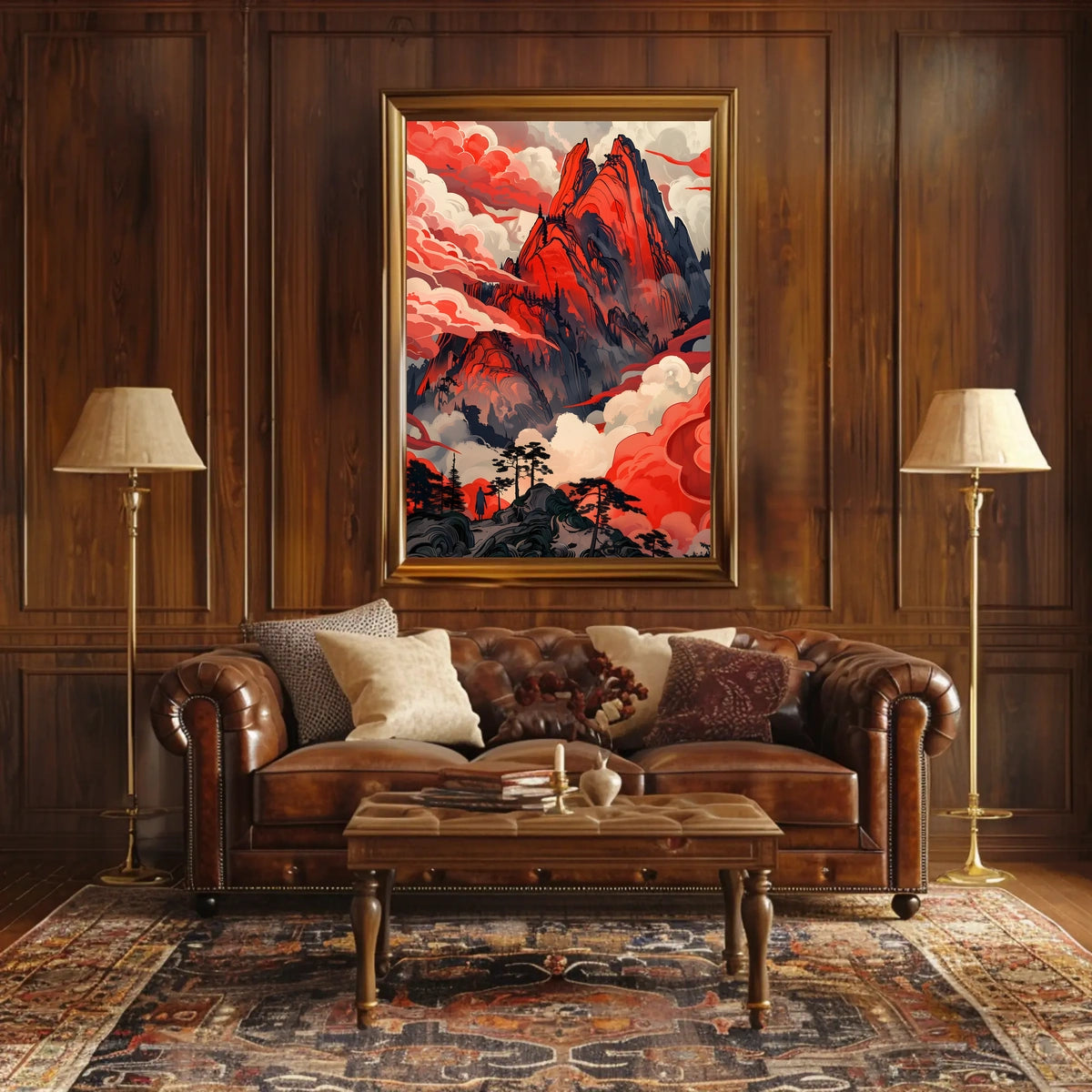 Majestic Peaks Poster