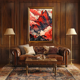 Majestic Peaks Poster