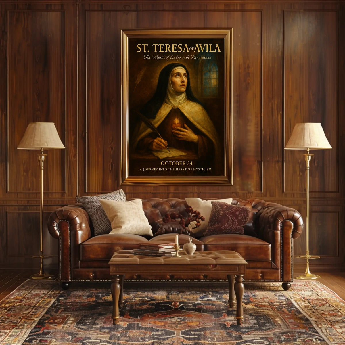St. Teresa of Avila The Mystic of the Spanish Renaissance Poster