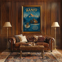 Experience the Mystique of Banff in Winter Poster