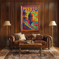 Vibrant Puerto Rico Poster