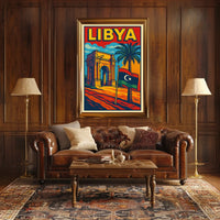 Libya Travel Poster