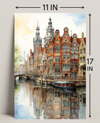 Reflections Of Amsterdam Poster
