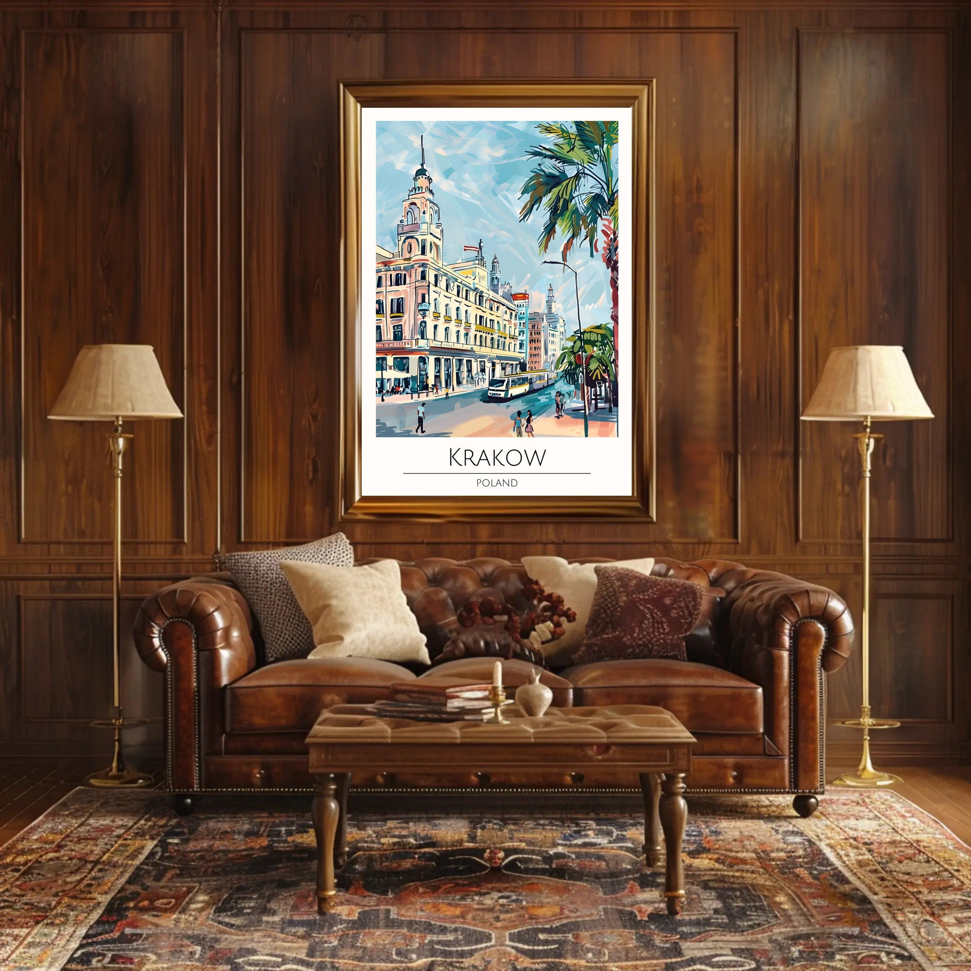 Vibrant Krakow Poster PosterGoat