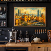 Beirut Cityscape Poster