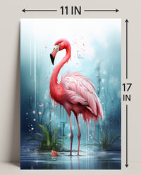 The Majestic Flamingo Poster
