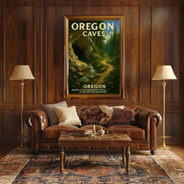 Oregon Marble Caves Poster
