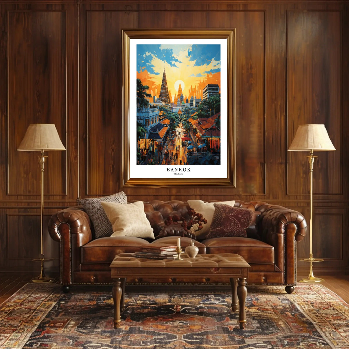 Bangkok A Vibrant Cityscape Poster