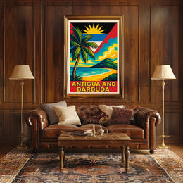 Antigua And Barbuda Paradise Poster