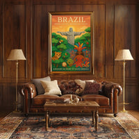 Discover the Heart of South America Poster