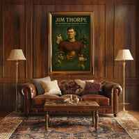 Jim Thorpe Legendary Athlete Tribute Jim Thorpe Poster