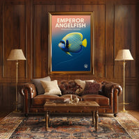 Emperor Angelfish Poster PosterGoat