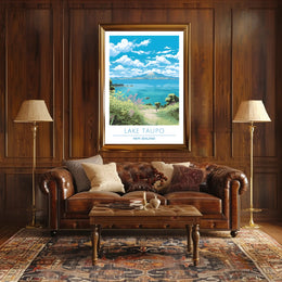 Lake Taupo Scenic Poster
