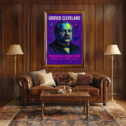 Grover Cleveland Presidential Second Poster