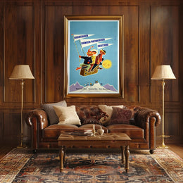 Adventure in the Bavarian Alps Poster PosterGoat